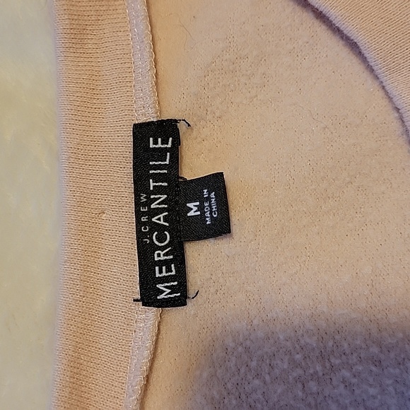 J. CREW Mercantile Pink Ruffle front Sweatshirt - Picture 5 of 7